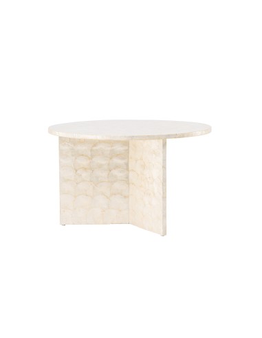 Runt soffbord Smögen, Ø70 cm, Beige