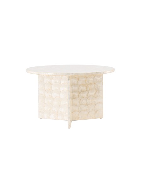 Runt soffbord Smögen, Ø70 cm, Beige