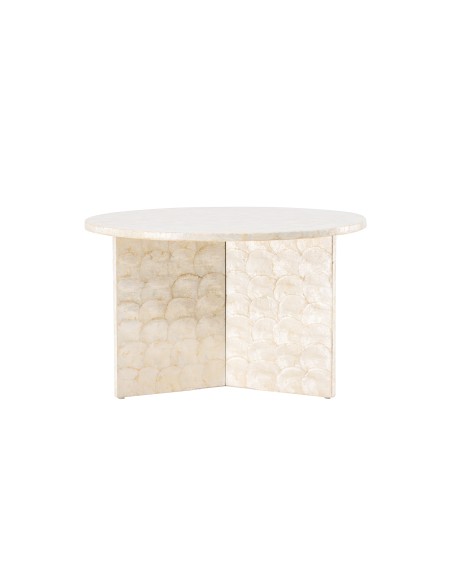 Runt soffbord Smögen, Ø70 cm, Beige