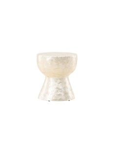 Runt soffbord Sandön, Ø40 cm, Beige