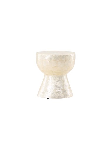 Runt soffbord Sandön, Ø40 cm, Beige