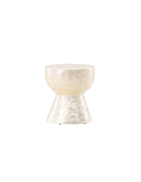 Runt soffbord Sandön, Ø40 cm, Beige