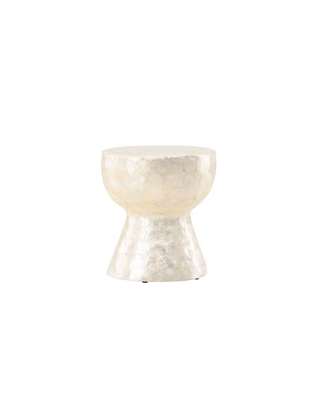 Runt soffbord Sandön, Ø40 cm, Beige