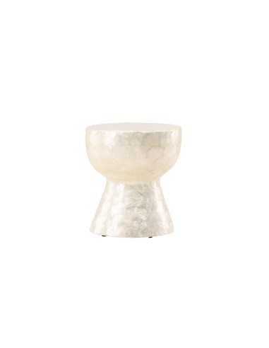 Runt soffbord Sandön, Ø40 cm, Beige