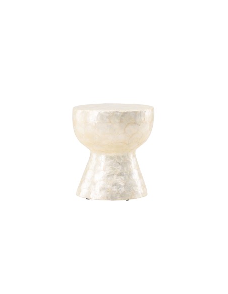 Runt soffbord Sandön, Ø40 cm, Beige