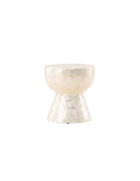 Runt soffbord Sandön, Ø40 cm, Beige