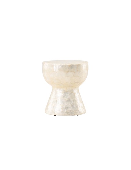 Runt soffbord Sandön, Ø40 cm, Beige