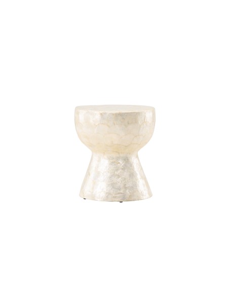 Runt soffbord Sandön, Ø40 cm, Beige