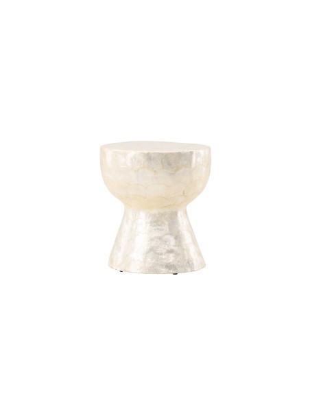Runt soffbord Sandön, Ø40 cm, Beige