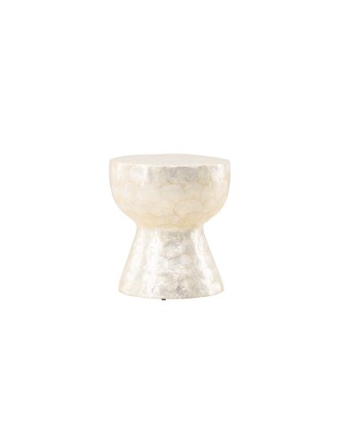 Runt soffbord Sandön, Ø40 cm, Beige