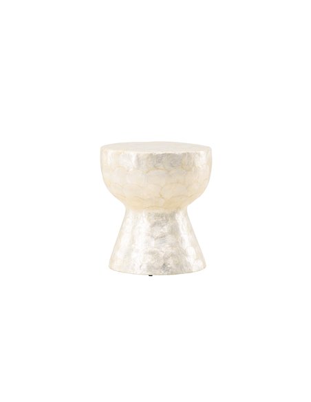 Runt soffbord Sandön, Ø40 cm, Beige