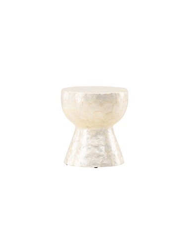 Runt soffbord Sandön, Ø40 cm, Beige