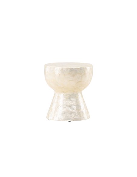 Runt soffbord Sandön, Ø40 cm, Beige