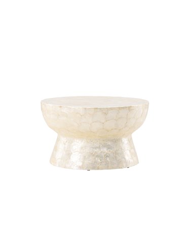 Runt soffbord Sandön, Ø70 cm, Beige