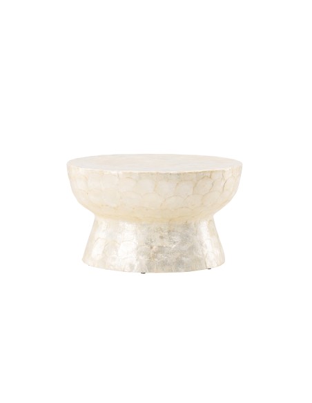 Runt soffbord Sandön, Ø70 cm, Beige