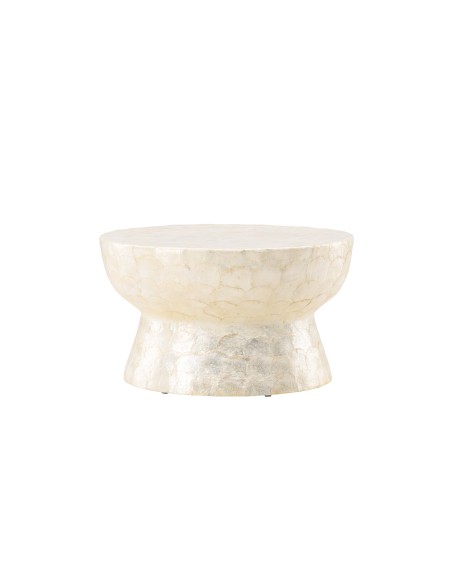 Runt soffbord Sandön, Ø70 cm, Beige