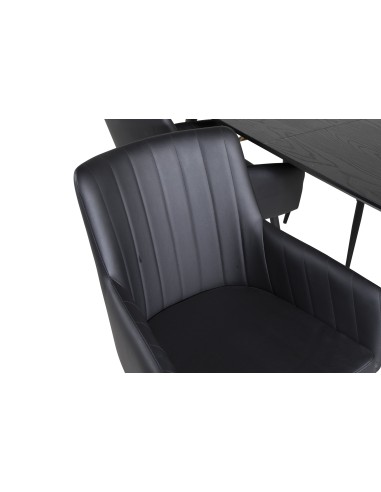 Matgrupp Gold med Comfort matstolar, 180 × 85 cm