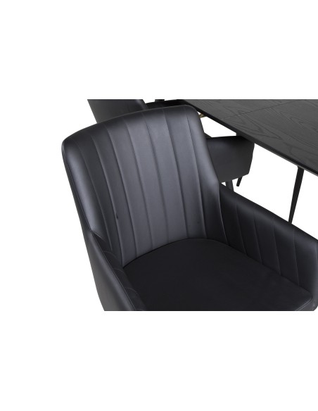 Matgrupp Gold med Comfort matstolar, 180 × 85 cm