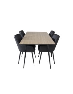 Matgrupp Silar med Comfort matstolar, 180 × 90 cm