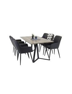 Matgrupp Marina med Comfort matstolar, 180 × 90 cm 2