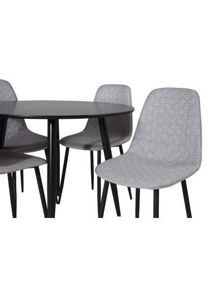 Matgrupp Plaza med Polar matstolar