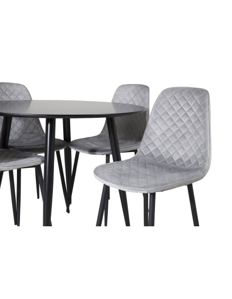 Matgrupp Plaza med Polar matstolar