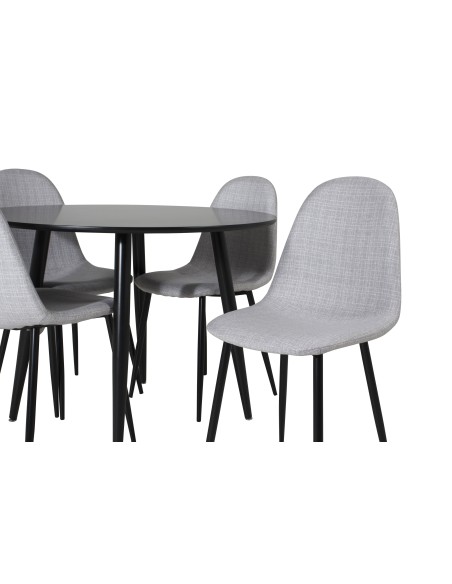 Matgrupp Plaza med Polar matstolar