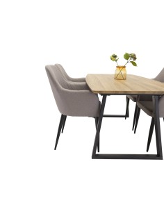 Matgrupp Inca med Comfort matstolar, 160 × 85 cm 2
