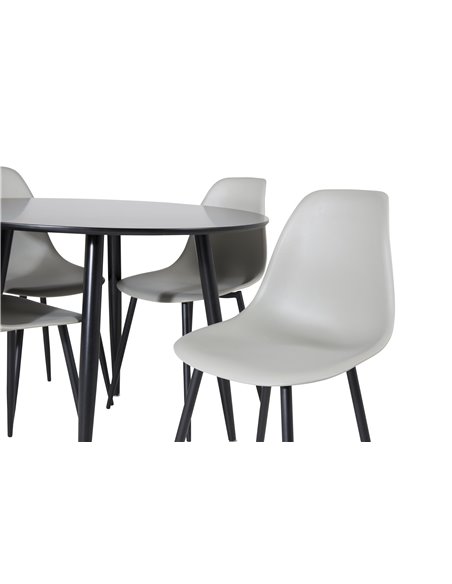 Matgrupp Plaza med Polar matstolar