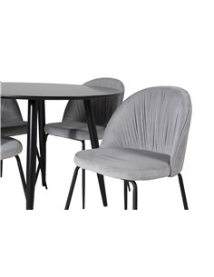 Matgrupp Plaza med Wrinkles matstolar 2