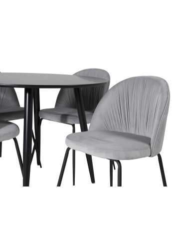 Matgrupp Plaza med Wrinkles matstolar