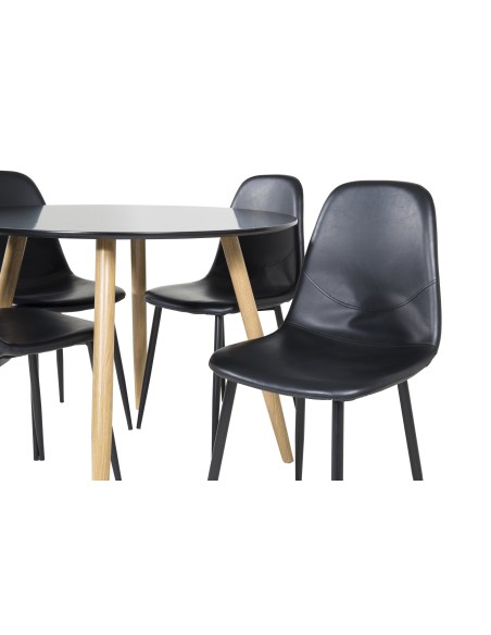 Matgrupp Plaza med Polar matstolar