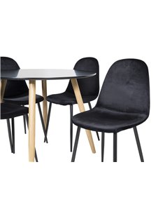 Matgrupp Plaza med Polar matstolar 2