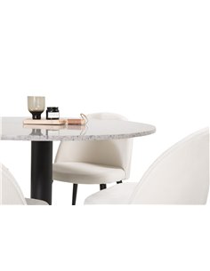 Matgrupp Razzia med Velvet matstolar 2