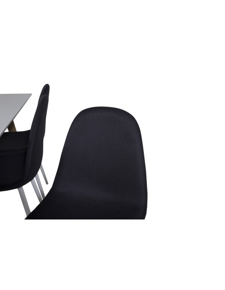 Matgrupp Polar med Polar matstolar, 180 × 90 cm