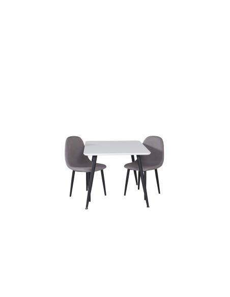Matgrupp Polar med Polar matstolar, 80 × 60 cm