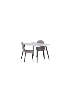 Matgrupp Polar med Polar matstolar, 80 × 60 cm 2