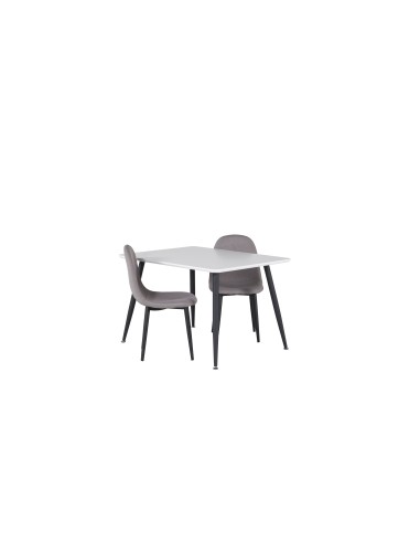 Matgrupp Polar med Polar matstolar, 80 × 60 cm