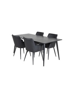 Matgrupp Dipp med Comfort matstolar, 180 × 90 cm 2