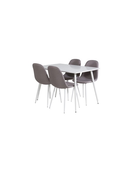 Matgrupp Polar med Polar matstolar, 120 × 75 cm