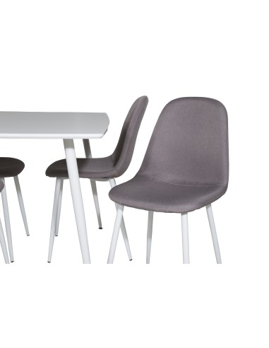 Matgrupp Polar med Polar matstolar, 120 × 75 cm