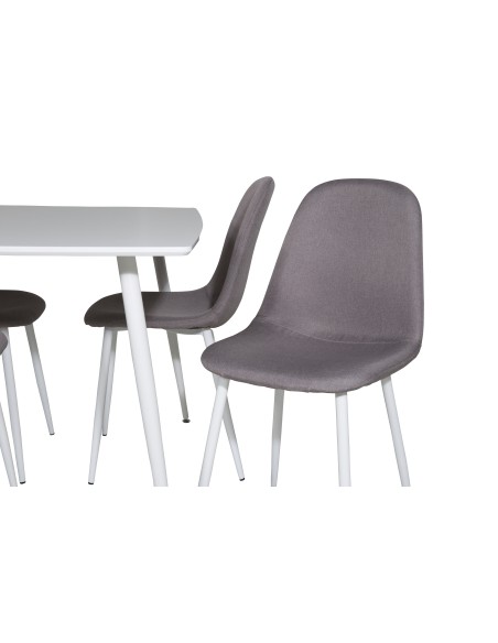 Matgrupp Polar med Polar matstolar, 120 × 75 cm