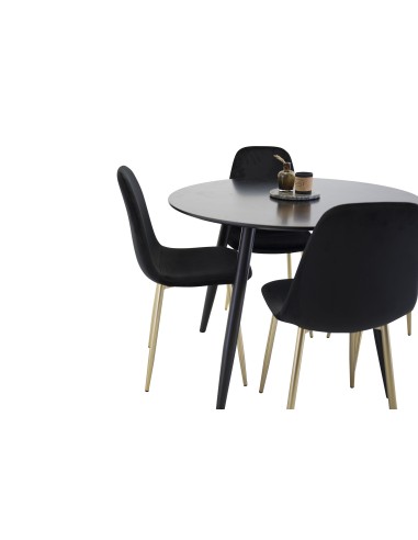 Matgrupp Plaza med Polar matstolar