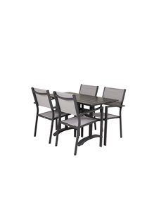 Matgrupp Denver med Copacabana matstolar, 120 × 70 cm 2