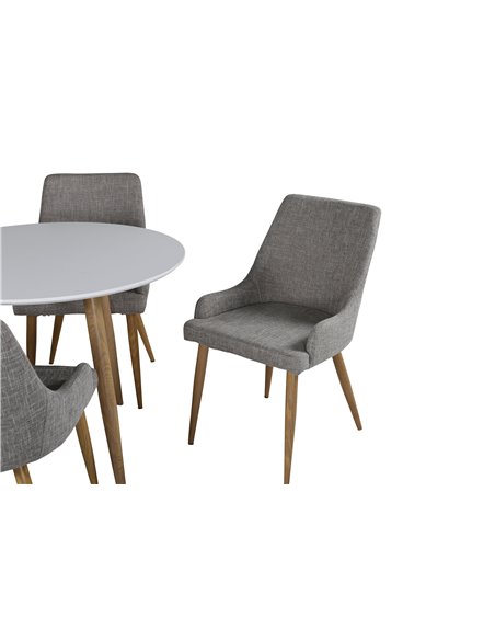 Matgrupp Polar med Plaza matstolar