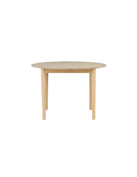 Runt matbord Gilda, Ø110 cm, Vitlaserad