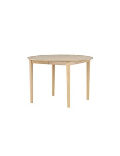 Runt matbord Gilda, Ø110 cm, Vitlaserad 2