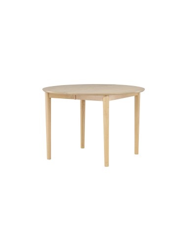 Runt matbord Gilda, Ø110 cm, Vitlaserad