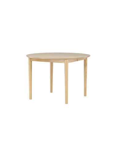 Runt matbord Gilda, Ø110 cm, Vitlaserad