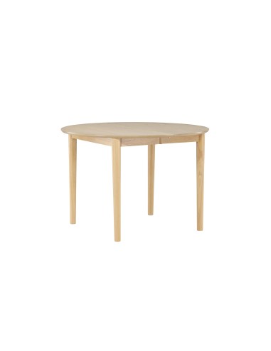 Runt matbord Gilda, Ø110 cm, Vitlaserad